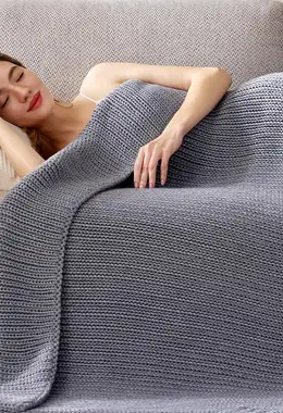 Guohaoi Knitted Weighted Blanket for Adults